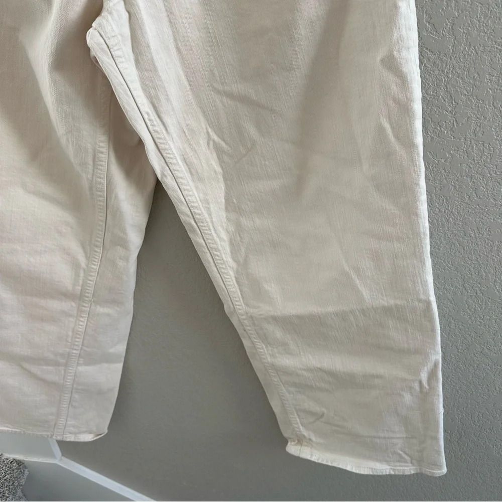 Mother Womens High Waisted Wide Leg Eggnog Spinner Skimp The Devil May Care 31 - Picture 5 of 11